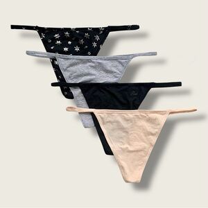 Victoria’s Secret 4pk V-string Panty Lot XXlarge New